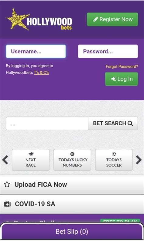 hollywood login bet - Hollywood bets official site